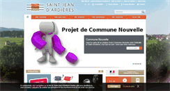 Desktop Screenshot of mairie-saint-jean-dardieres.fr